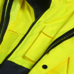 CLASS 3 HIGH VIZ YELLOW RAIN PARKA