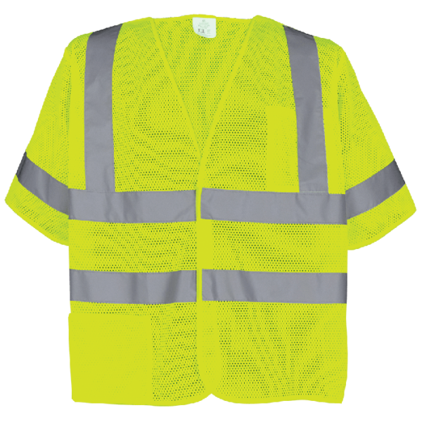FROGWEAR® HV LIGHTWEIGHT MESH POLYESTER BREAKAWAY VEST - GLO-011BA