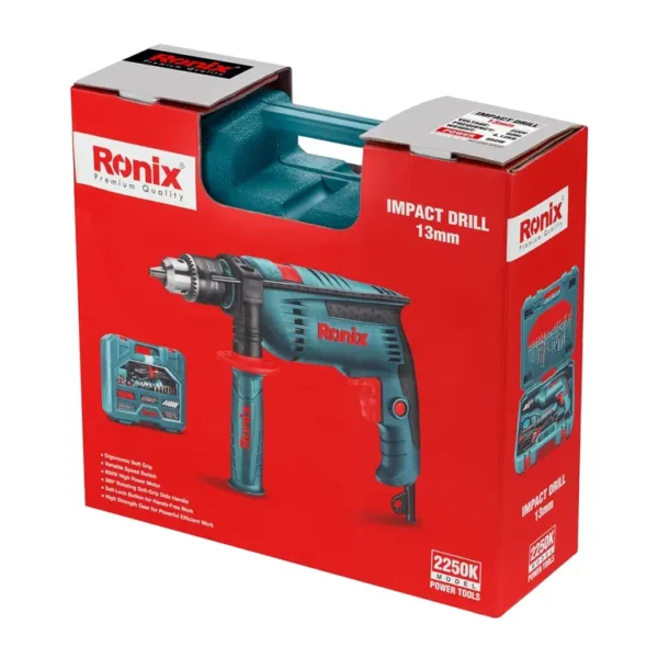 Electric Impact Drill kit 850W-13mm-keyed