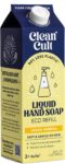 Cleancult - Liquid Hand Soap Refills - Lemon Verbena - Made with Aloe Vera & Essential Oil - Nourishes & Moisturizes Dry & Sensitive Skin - Eco Friendly - Paper-Based Packaging - 32 oz/6 Pack