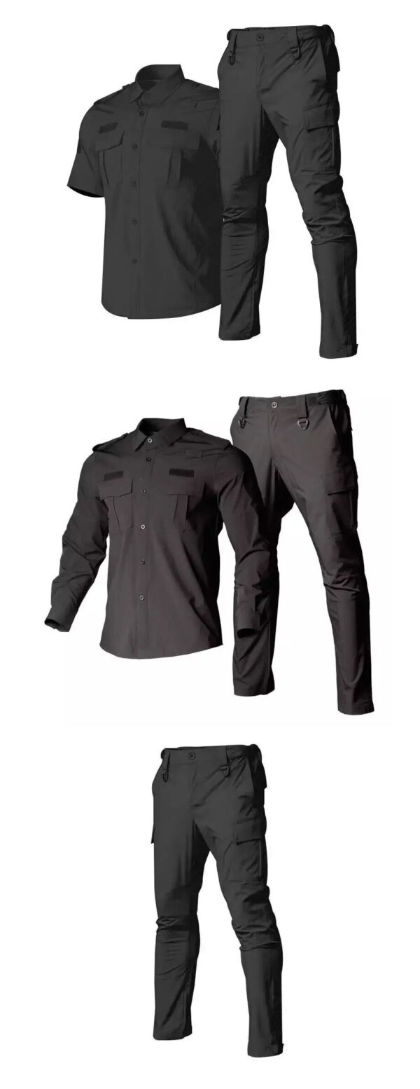 Custom design Short Sleeve Shirt Cargo Pants suit sets Work Wear tactical clothing