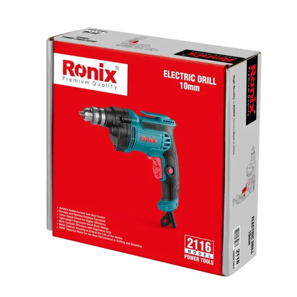 Electric Drill 500W-10mm keyed