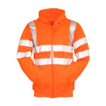 High Visibility Hi Vis Safety Hooded Sweatshirt