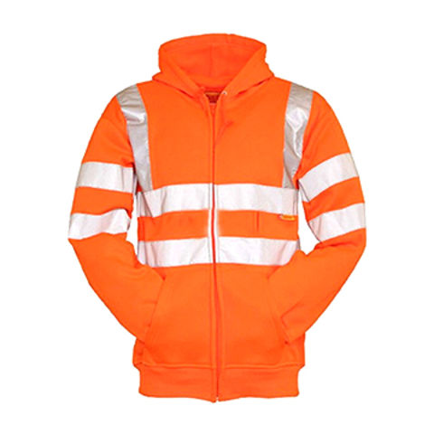 High Visibility Hi Vis Safety Hooded Sweatshirt