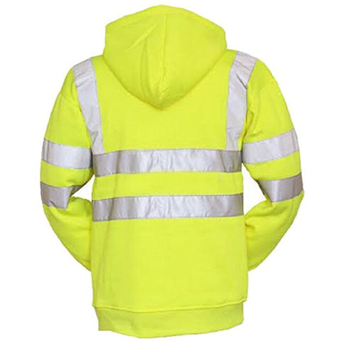 High Visibility Hi Vis Safety Hooded Sweatshirt