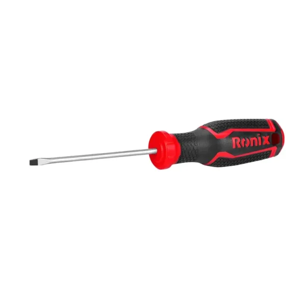 Plastic Handel slotted Screwdriver 3x75mm-2color