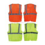 100% polyester mesh day and night safety vest for ANS/ISEA 107-2010