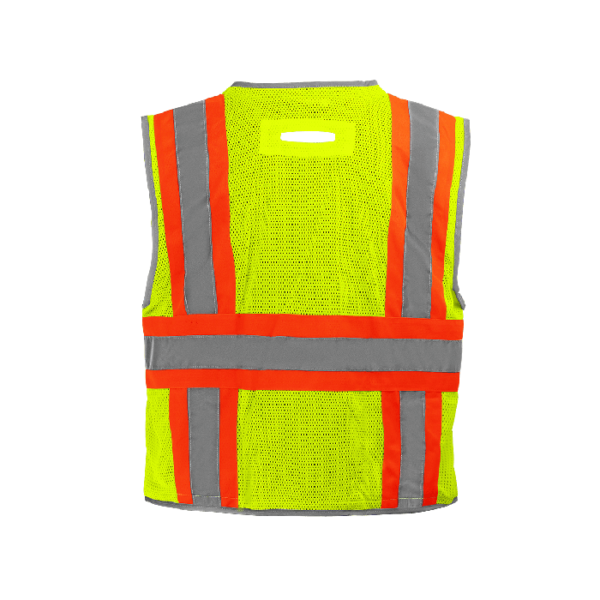 FROGWEAR® HV MESH POLYESTER SURVEYORS SAFETY VEST - GLO-067