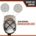 Wholesale 4 Pt. Suspension Hard Hat, Ratchet Cap Style, Construction Hard Hat for Safety