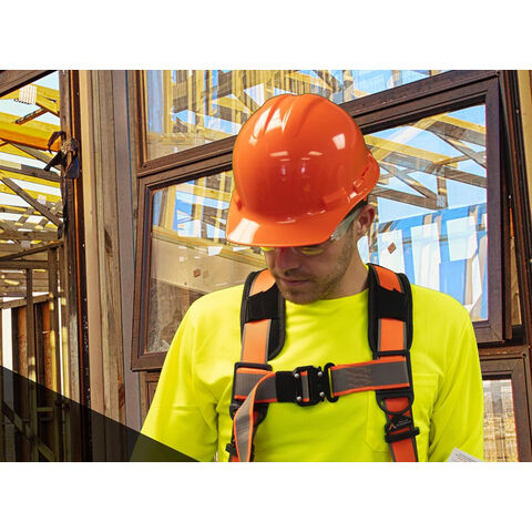 Wholesale 4 Pt. Suspension Hard Hat, Ratchet Cap Style, Construction Hard Hat for Safety