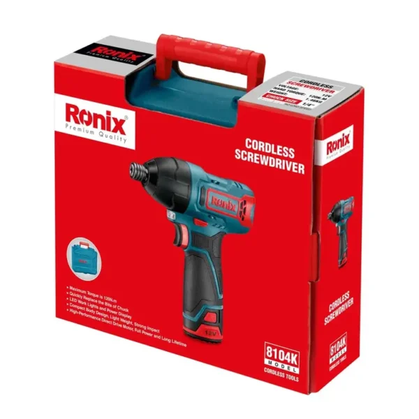 12V Cordless Screwdriver kit 120N.m