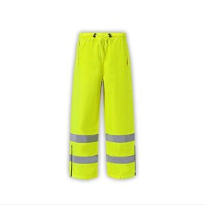 CLASS E HIGH VIZ YELLOW RAIN PANTS