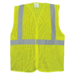 FROGWEAR® HV HIGH-VISIBILITY LIGHTWEIGHT MESH POLYESTER SAFETY VEST