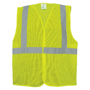 FROGWEAR® HV HIGH-VISIBILITY LIGHTWEIGHT MESH POLYESTER SAFETY VEST