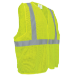 FROGWEAR® HV HIGH-VISIBILITY LIGHTWEIGHT MESH POLYESTER SAFETY VEST