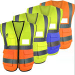 High quality Safety Reflective Clothes High Visibility Hi Vis Work Reflective Safety Vest Jacket