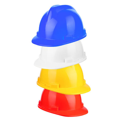Industrial hard hat 4 point full plastic suspension safety helmet for construction