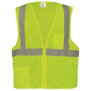 FROGWEAR® HIGH-VISIBILITY LIGHTWEIGHT MESH POLYESTER SAFETY VEST