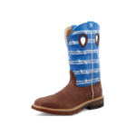 12" WESTERN WORK BOOT BLUE 10EE