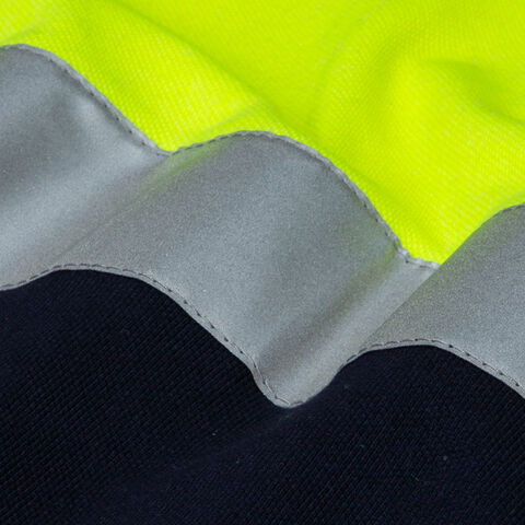 Promotional new product Unisex Short Sleeve High Visibility T-Shirt Construction Work Blue Reflective Safety Polo Shirt