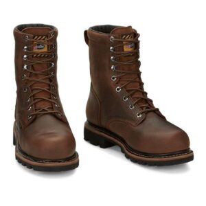 JUSTIN® 8" PULLEY COMPOSITE TOE MEN'S WORK BOOT