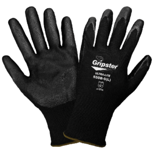 GRIPSTER® ULTRA-LITE BLACK FOAM NITRILE COATED GLOVES