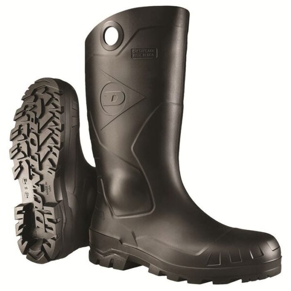14" STEEL TOE PVC BOOT BLACK