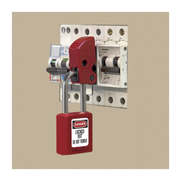 MASTER LOCK® NO. 410 ZENEX™ THERMOPLASTIC SAFETY PADLOCK, KEYED DIFFERENT