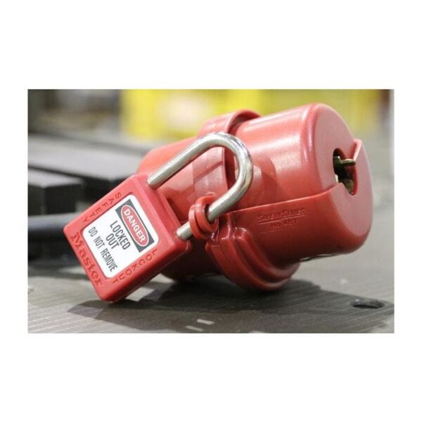 MASTER LOCK® NO. 410 ZENEX™ THERMOPLASTIC SAFETY PADLOCK, KEYED DIFFERENT
