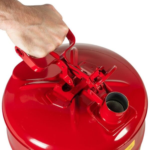 RED 5-GAL TYPE 1 STEEL SAFETY CAN