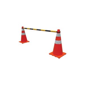 RETRACTABLE CONEBAR YELLOW 6FT-10FT