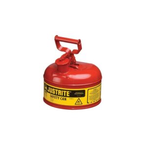 JUSTRITE TYPE 1 RED 1 GALLON STEEL SAFETY CAN