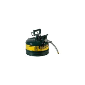 2.5-GALLON, 5/8" METAL HOSE, STEEL SAFETY CAN