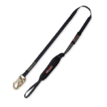 6' ALUMINUM TWIN-LEG SRL WITH DUAL STEEL REBAR HOOKS & WEBBING LIFELINE - CLASS 1
