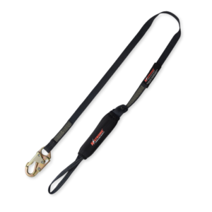 6' ALUMINUM TWIN-LEG SRL WITH DUAL STEEL REBAR HOOKS & WEBBING LIFELINE - CLASS 1