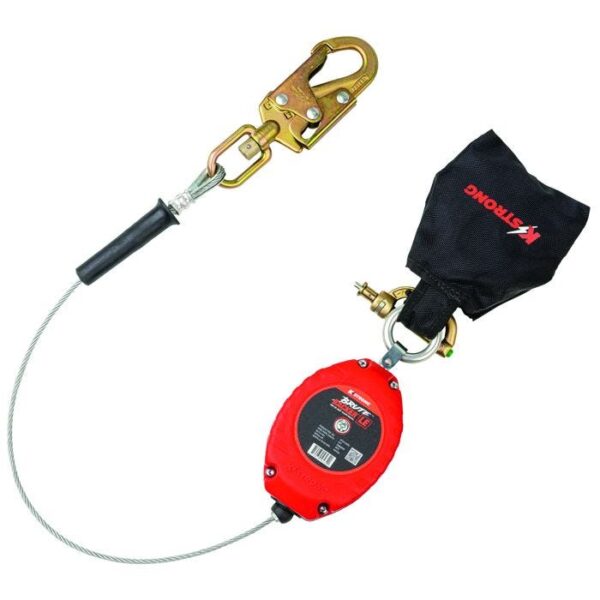 KSTRONG® BRUTE™ BACKER™ LE 8.5 FT. CABLE SRL-LE W/ SNAP HOOK