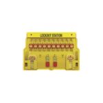 MASTER LOCK® SAFETY SERIES™ THERMOPLASTIC 10-LOCK STATION