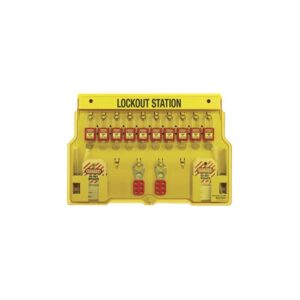 MASTER LOCK® SAFETY SERIES™ THERMOPLASTIC 10-LOCK STATION