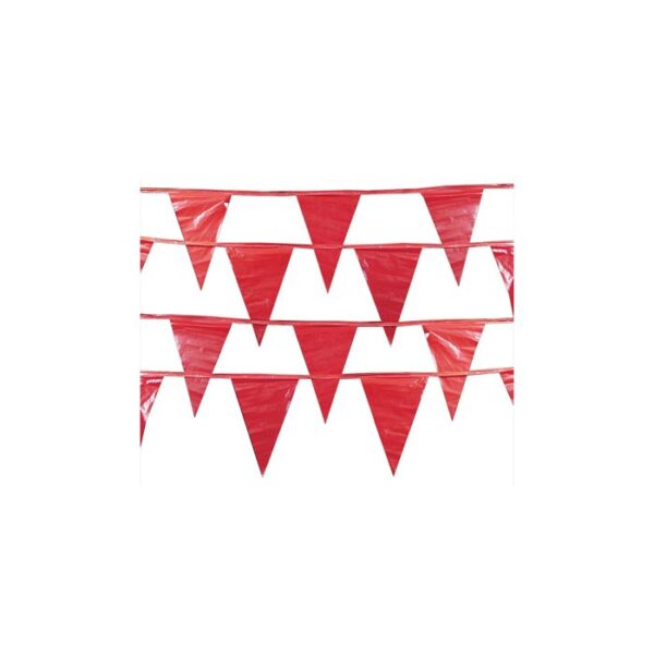 RED MARKING PENNANTS 60'