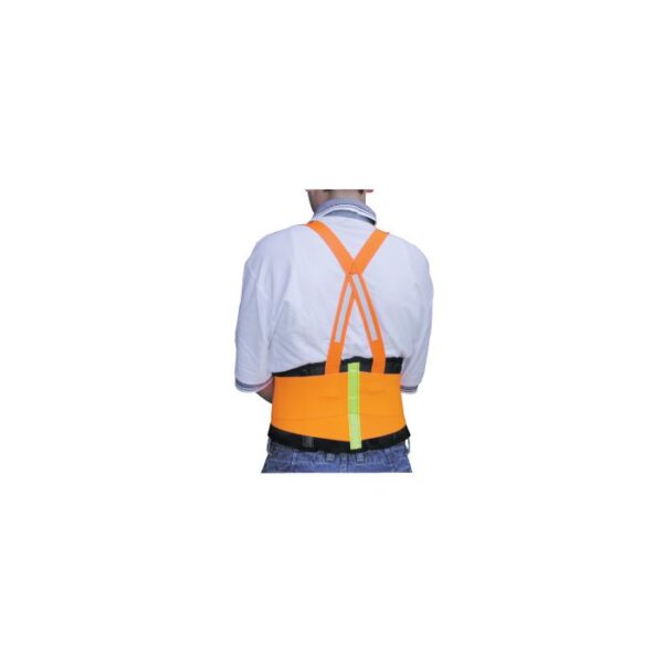 8" HI-VIZ BACK SUPPORT