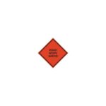 ROLL-UP SIGN 48" ROAD WORK AHEAD