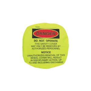 STEERING WHEEL LOCKOUT COVER HI-VIZ LIME