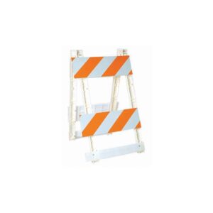 TYPE I BARRICADE 24" X 8" PLASTIC FRAME