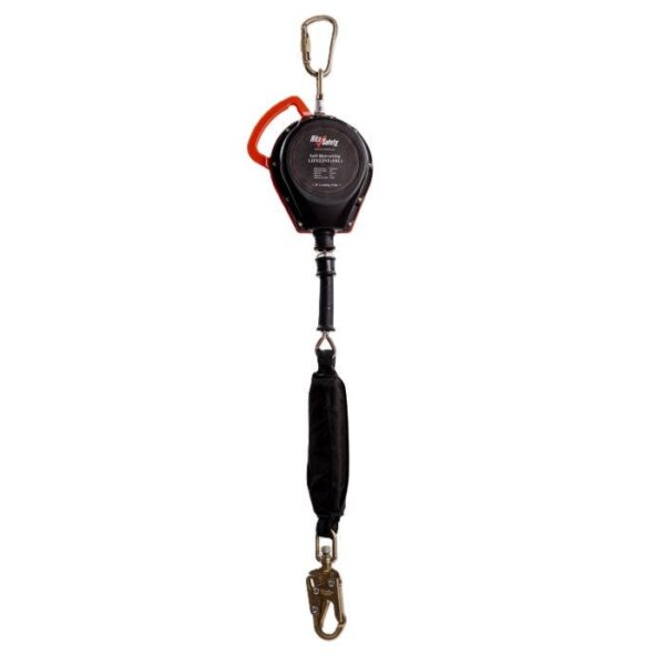 25'FT LEADING EDGE SELF RETRACTING LIFELINE WITH SNAP HOOK & GALVANIZED CABLE - CLASS 2