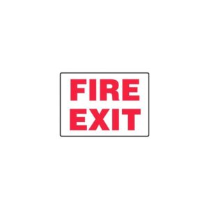 7X10 FIRE EXIT - SGNMEXT588VP