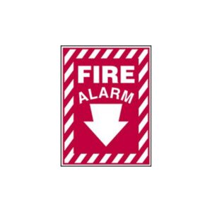 14X10 FIRE ALARM (ARROW) - SGNMFXG904VP