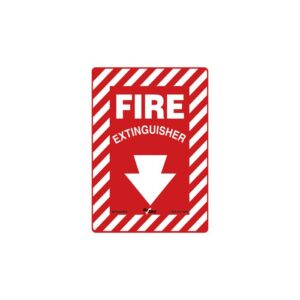 10"X14" FIRE EXTINGUISHER - PLASTIC SIGN