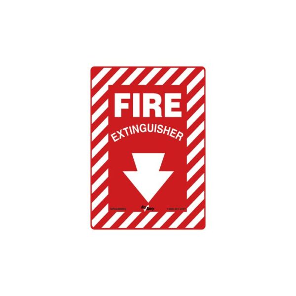 10"X14" FIRE EXTINGUISHER - PLASTIC SIGN