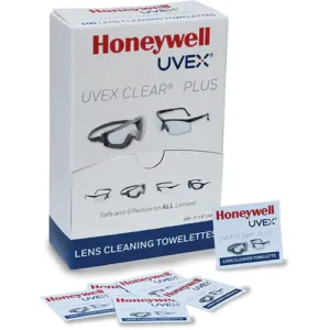 Uvex® Clear® Plus Towelettes, 5.25" x 8", Pack Of 100 Model: SGQ555 Manufacturer Model No.: S470